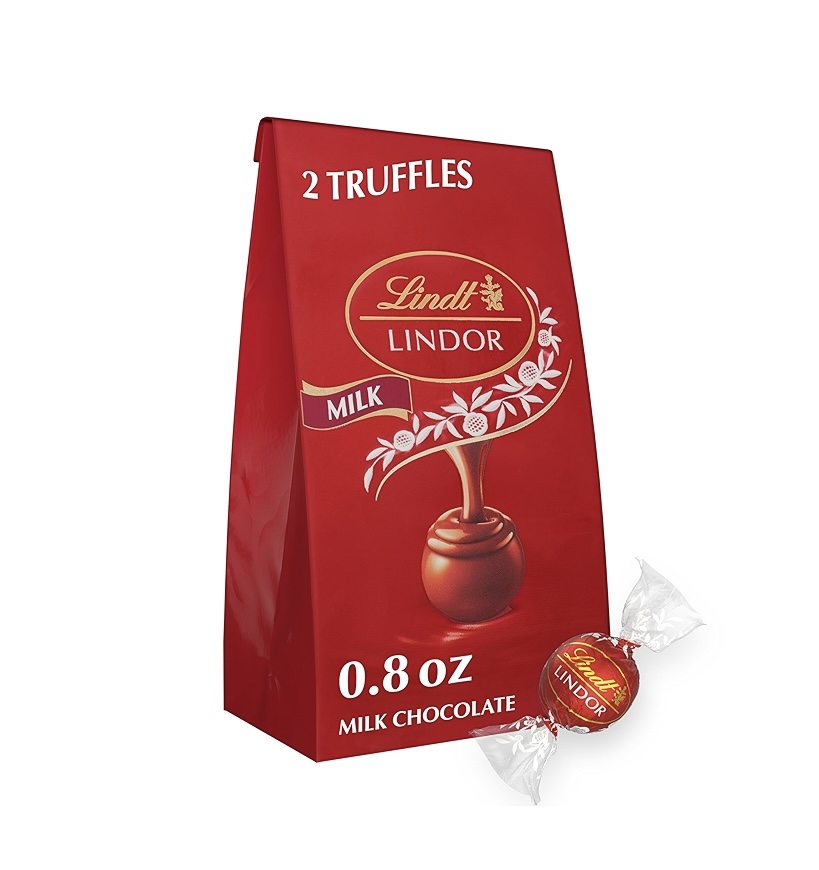 0.50 LINDT LINDOR MILK CHOCOLATE 24 G